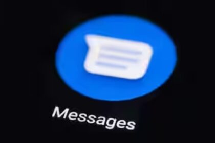 Message box filled with OTP
