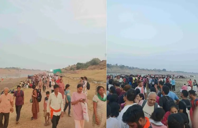 Uttarvahini Parikrama: ઉત્તરવાહિની નર્મદા પરિક્રમામાં બે દિવસમાં 50 હજારથી વધુ ભાવિકોની ભવ્ય હાજરી 1 Uttarvahini Parikrama