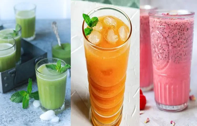 Healthy summer drinks