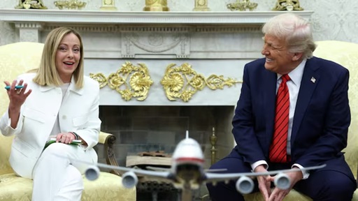 Giorgia Meloni Met Donald Trump: 'દુનિયામાં તમારા જેવું કોઈ નથી...' ઈટાલીના પીએમ મેલોનીના ડોનાલ્ડ ટ્રમ્પે કર્યા વખાણ 1 SESE