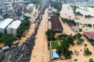 Heavy rains in Congo