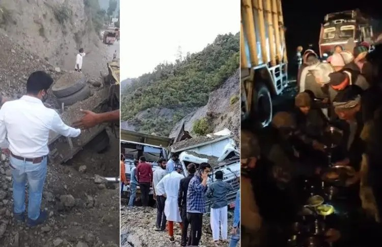 Jammu-Srinagar landslide: જમ્મુ-કાશ્મીરમાં ફસાયેલા ગુજરાતના મુસાફરો સલામત, પરત લાવવાની યોજના શરૂ 1 Jammu-Srinagar landslide