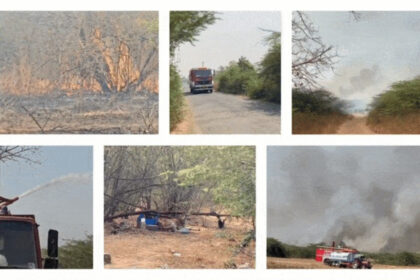 Fire in Amreli Torrent Area