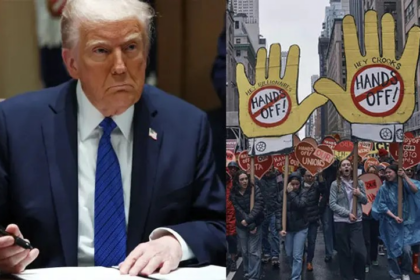 Trump Tariff Protest in US