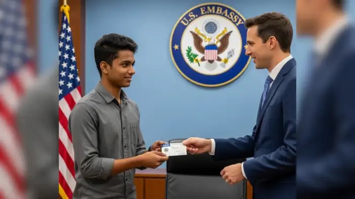 US Student Visa: ૪૫ સેકન્ડમાં સ્ટુડન્ટ વિઝા મળ્યાં ! ભારતીય વિદ્યાર્થીએ કહ્યું - અમેરિકા જવાનું સ્વપ્ન ૬ કામ કરીને પૂરું થયું 1 US Student Visa