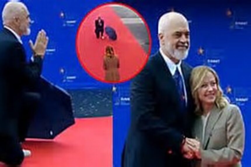 Italy PM Welcome by Albanian PM Edi Rama: અલ્બાનિયાના PMએ કર્યું એવી રીતે સ્વાગત કે જોઈને દુનિયા આશ્ચર્યચકિત રહી ગઈ 1 download 91 1