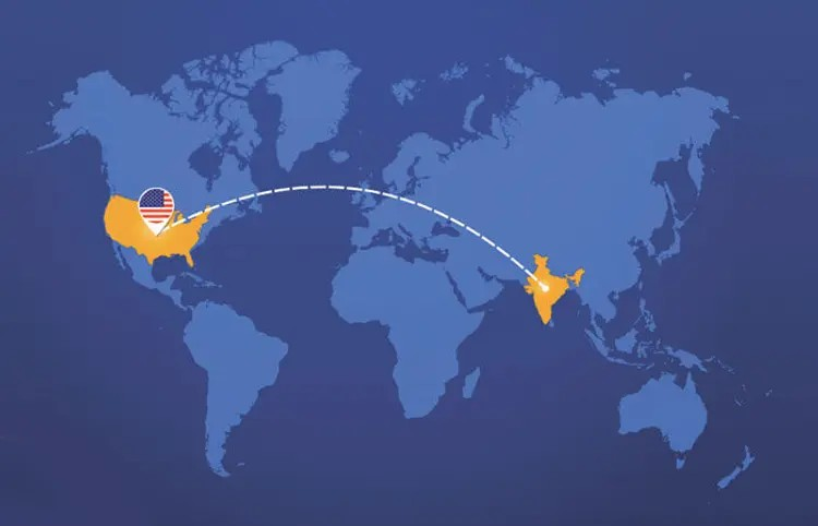 India exports to US