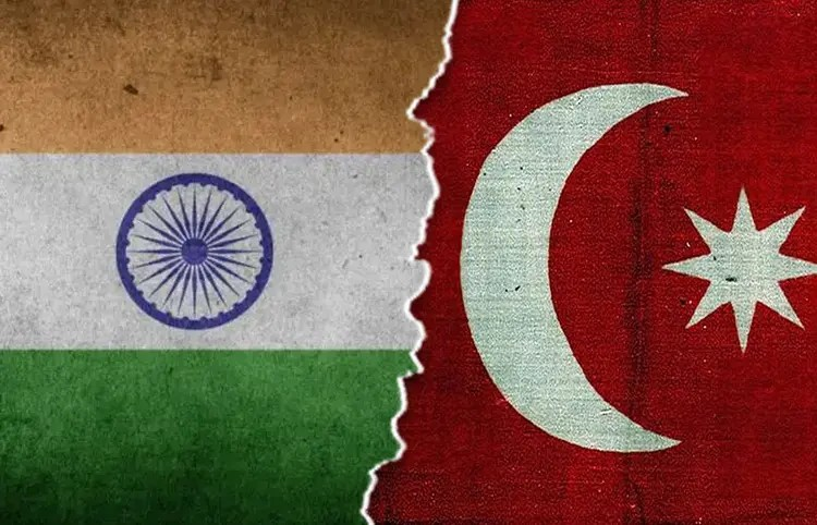 India on Turkey