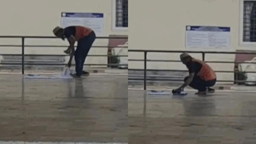 Muslim Man Offers Namaz At Tirumala Temple: હિન્દુઓની શ્રદ્ધા સાથે ચેડા શા માટે? આવા હીન પ્રયાસો શા માટે, આવા મુઠ્ઠીભર લોકો દેશમાં ભાગલા પાડવાનું અને અશાંતિ ફેલાવવાનું કામ કરે છે 1 Muslim Man Offers Namaz At Tirumala Temple