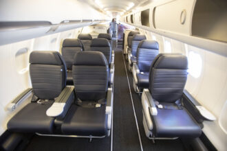 Smaller airplane seats