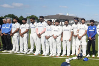 Air India crash tribute by Indian team