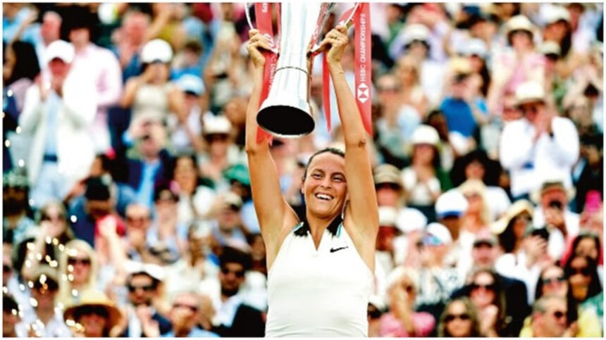 Maria is Queens Club tennis champion