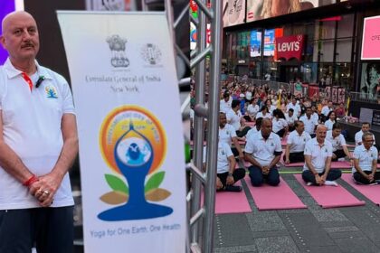 Anupam Kher On Yoga Day