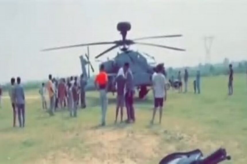 Air Force Apache Emergency Helicopter Landing: પઠાણકોટમાં એરફોર્સના હેલિકોપ્ટરની ઈમરજન્સી લેન્ડિંગ, મોટી દુર્ઘટના ટળી 1 th 4 2