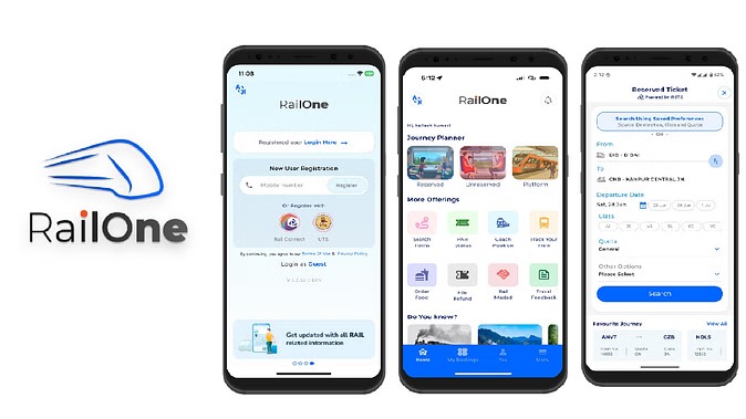 RailOne App Railways launched
