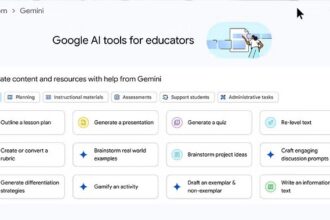 Google Gemini app for teachers and students