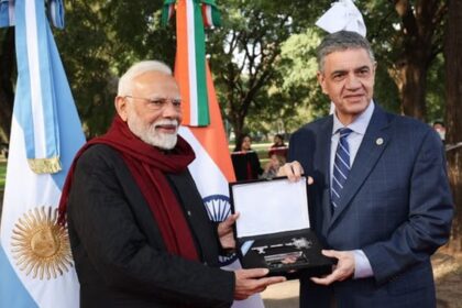 PM Modi Key to the City Buenos Aires