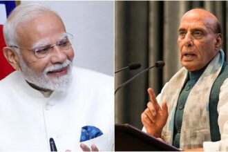 Rajnath Singh birthday wishes by PM Modi