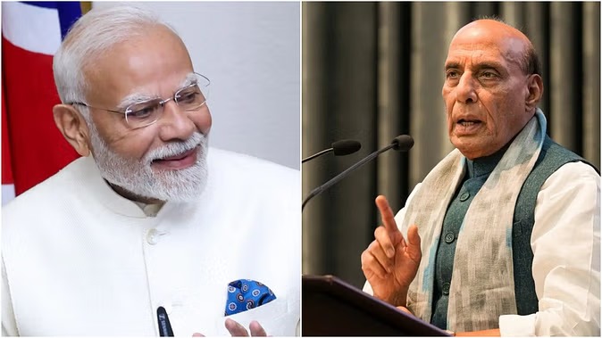 Rajnath Singh birthday wishes by PM Modi