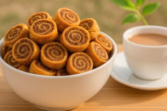 Easy Bhakarwadi Recipe
