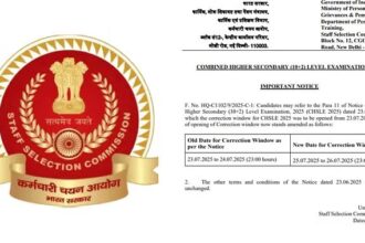 SSC CHSL 2025