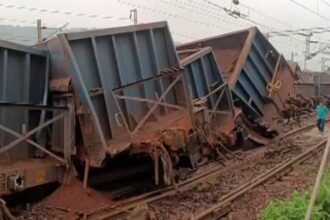 Goods Train Derail