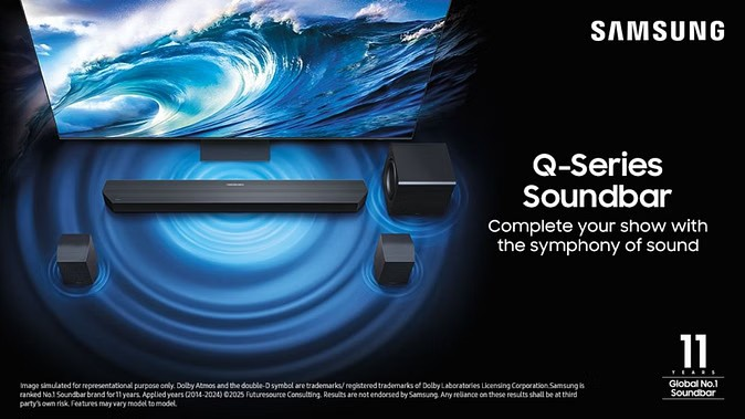 Samsung India: સેમસંગ ઇન્ડિયાએ 2025 સાઉન્ડબાર લાઇનઅપ લોન્ચ કર્યું, જે નવી ડિઝાઇન અને AI નવીનતાથી સજ્જ છે. 1