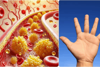 high cholesterol symptoms on hand
