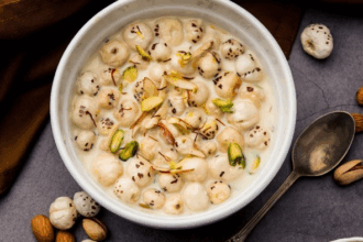 Makhana Kheer recipe For Hartalika Teej