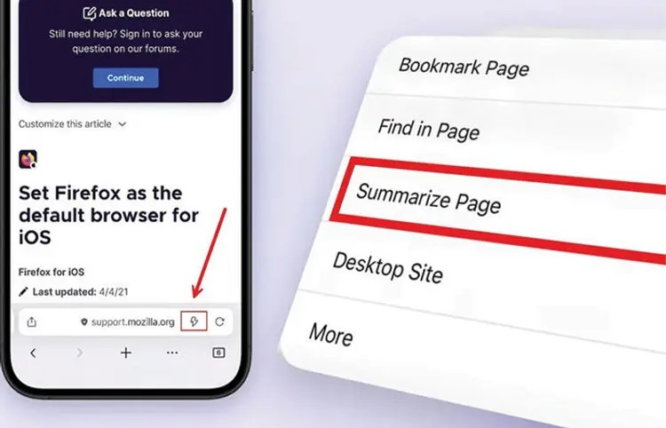 Firefox iPhone Page Summary: આઇફોન યૂઝર્સ માટે ફાયરફોક્સમાં નવી સુવિધા, પેજની સમરી માટે ફક્ત ફોન હલાવો 1 0lq6piyw