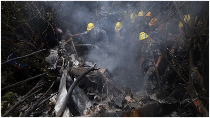 Pakistani Army Helicopter Crash In PoK