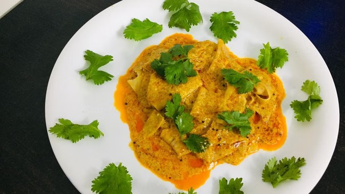 Marwadi Style Papad Ki Sabji Recipe