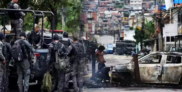 Brazil Rio Drug Mafia Operation: બ્રાઝિલમાં ડ્રગ માફિયા ‘રેડ કમાન્ડો’ સામે દેશનું સૌથી મોટું પોલીસ ઓપરેશન, અત્યાર સુધી 64નાં મોત 1 2t0abkqj