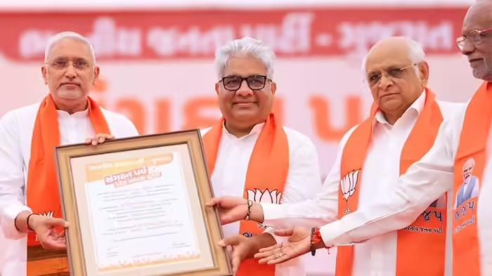 Jagdish Vishwakarma Gujarat BJP chief: જગદીશ વિશ્વકર્મા ભાજપના નવા પ્રદેશ પ્રમુખ: ઓબીસી સમાજને મોટો સંદેશ, સરકાર-સંગઠન વચ્ચે સંકલન મજબૂત થવાની અપેક્ષા 1 4181grgm