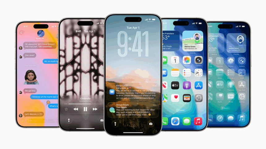 iOS26 LiquidGlass: iOS 26માં લિક્વિડ ગ્લાસ ડિઝાઇન સાથે પારદર્શકતા પર યુઝરનો કન્ટ્રોલ, નવા વર્ઝનમાં મળશે ખાસ ફીચર્સ 1 hb56ccs7