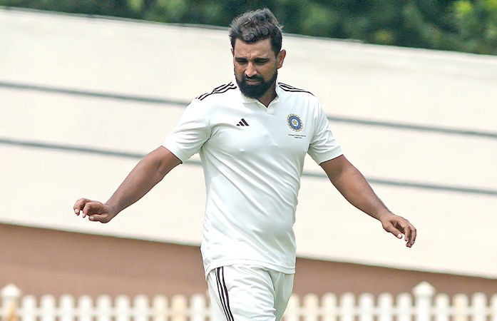 Mohammed Shami Ranji performance: રણજી ટ્રોફીમાં શમીનું ધમાકેદાર ફોર્મ, 15 વિકેટ સાથે ચર્ચામાં; અજીત અગરકર સાથેનો વિવાદ શાંત થયો 1 icfddkor