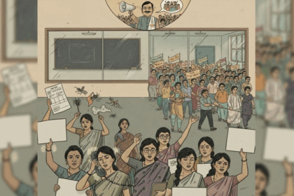 Teachers in Unity March