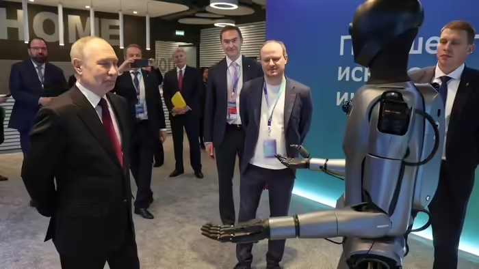 Putin Humanoid Robot Dance