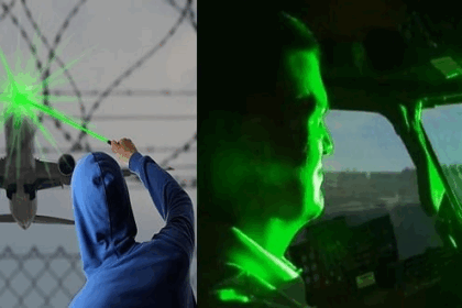Laser Pointer Aviation Hazard
