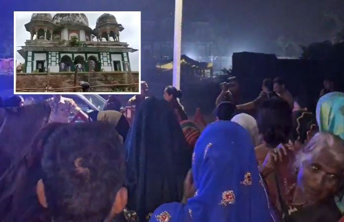 Fatehpur Controversy Women Police Clash: ફતેહપુરમાં વિવાદિત મકબરા-મંદિર પર કાર્તિક પૂર્ણિમાના દિવસે મહિલાઓ અને પોલીસ વચ્ચે અથડામણ, 21 મહિલાઓ સામે કેસ નોંધાયો 1 p9k3chqy