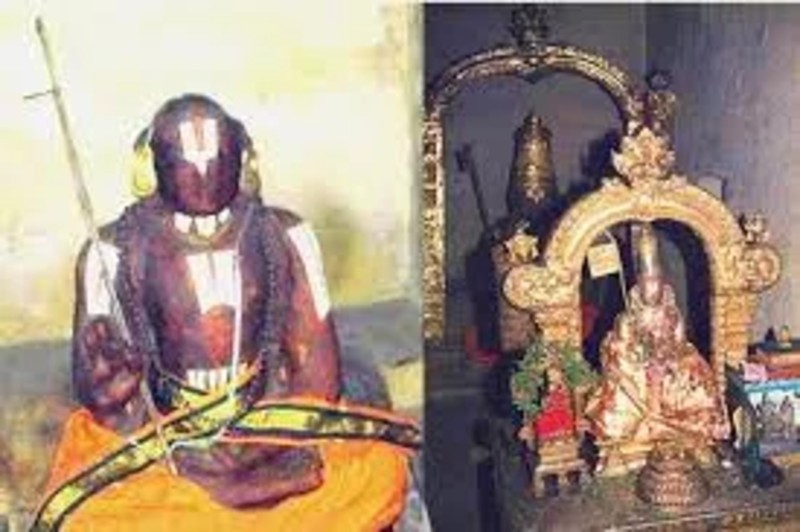Indian Saint Ramanujacharya Mummy