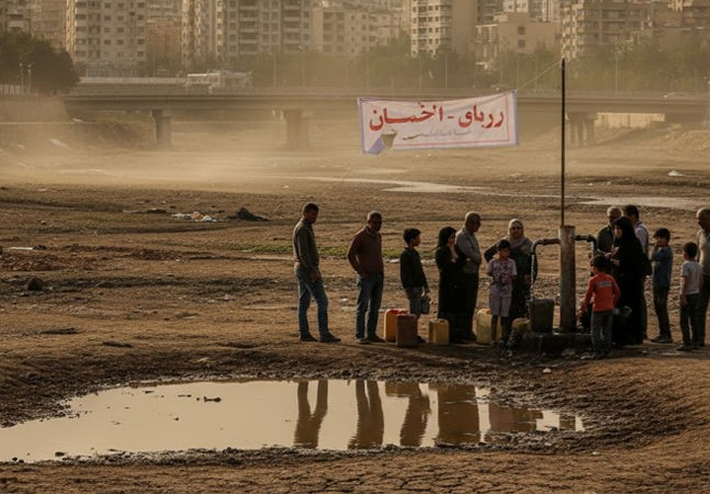 Tehran Iran Water Crisis: ઈરાન છ દાયકાના સૌથી ભીષણ દુષ્કાળમાં: વરસાદમાં ૯૨%નો ઘટાડો, રાષ્ટ્રપતિની ચેતવણી - 'વરસાદ નહીં પડે તો તેહરાન ખાલી કરાવવું પડશે!' 1 Tehran Iran Water Crisis