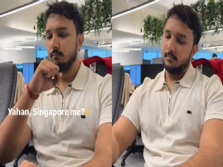 Singapore Work Culture: ભારતમાં રજા માટે 'ભિખારી' બનવું પડે છે, સિંગાપોરમાં ખાલી સૂચના આપીને નીકળી જાઓ! ભારતીયના વિડિયોએ ઇન્ટરનેટ પર ચર્ચા જગાવી. 1 Singapore Work Culture