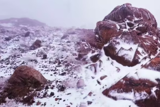 Saudi Arabia Snowfall 2025
