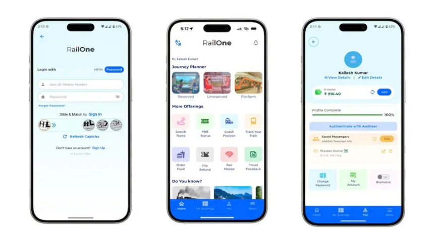 RailOne App Ticket Discount: જનરલ ટિકિટ બુકિંગ પર હવે મળશે ૩%ની સીધી છૂટ, રેલવેની 'RailOne' એપ ચલાવશે ડિસ્કાઉન્ટની એક્સપ્રેસ, મુસાફરો માટે નવા વર્ષની મોટી ભેટ! 1 6wrx7xbj