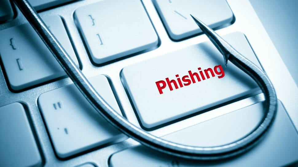 phishing hook on computer