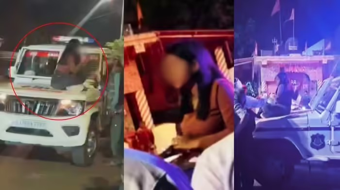Vadodara Police News: વડોદરામાં ૧૬ વર્ષની છોકરીનો હાઈવોલ્ટેજ ડ્રામા: નશાની હાલતમાં પોલીસની ગાડીના બોનેટ પર ચઢીને મચાવ્યો હોબાળો 1 pcq27mgk