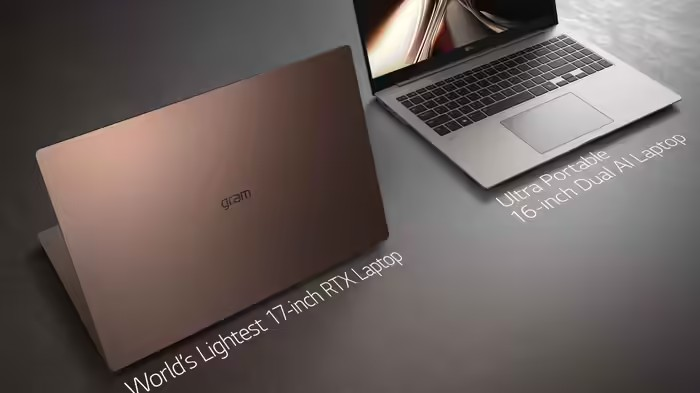 LG Gram Laptop 2026: એલજીએ લોન્ચ કર્યું દુનિયાનું સૌથી હલકું RTX લેપટોપ, એરોસ્પેસ મટિરિયલથી છે સજ્જ, જાણો લેટેસ્ટ એરોમીનિયમ લેપટોપની ખાસિયતો. 1 sgb8y1sn