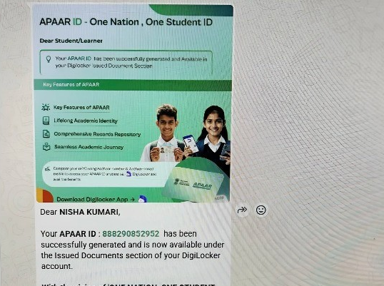 WhatsApp APAAR ID Scam: સાવધાન! વોટ્સએપ પર બાળકની APAAR ID ના નામે આવી રહ્યો છે નવો સ્કેમ: આધાર કાર્ડ અને e-KYC ની વિગતો માંગતા મેસેજથી રહો દૂર, ખાતું થઈ શકે છે સાફ 1