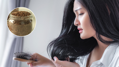 Hair Growth Home Remedies: વાળની લંબાઈ કેવી રીતે વધારવી? અળસીના બીજ અને કોર્ન સ્ટાર્ચ આવશે કામ 1 how to turn white hair black